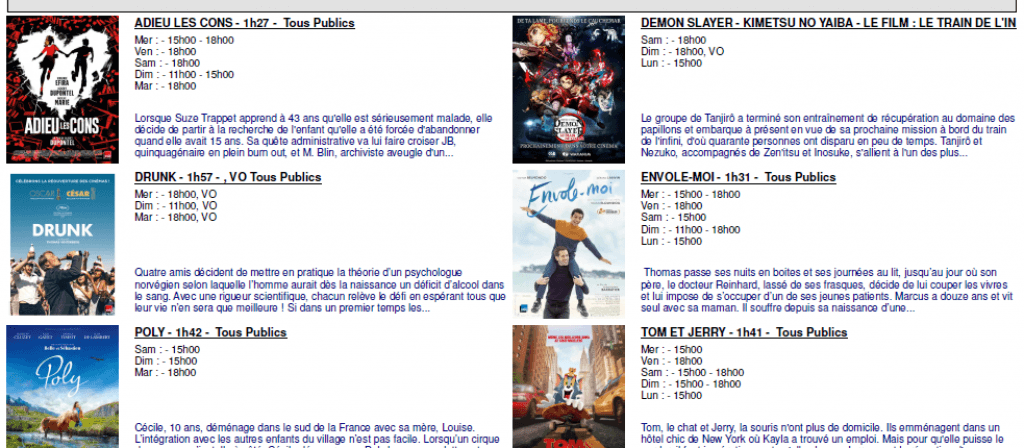actualité OUVERTURE DU CINE-MEYZIEU à partir du 19 mai 2021