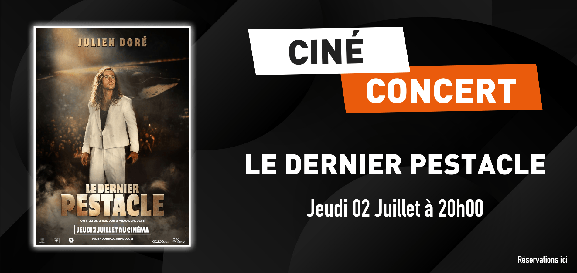 actualité Ciné Concert Julien Doré